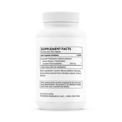 Фотография - Кверцетин фитосома Quercetin Phytosome Thorne Research 60 капсул