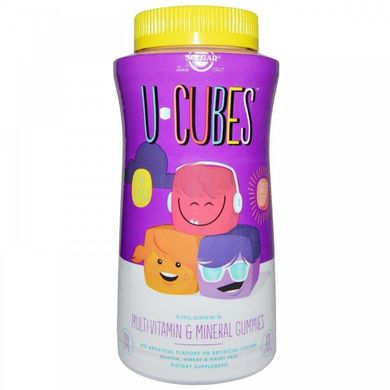 Фотография - Витамины для детей Children's Multi-Vitamin Solgar U-Cubes 120 шт