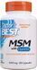 Фотография - Метилсульфонілметан МСМ MSM with OptiMSM Doctor's Best 1000 мг 180 капсул