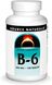Витамин В6 пиридоксин Vitamin B6 Source Naturals 500 мг 100 таблеток