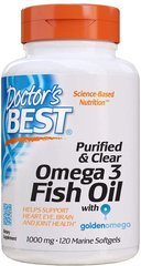 Фотография - Рыбий жир Омега-3 Omega 3 Fish Oil with Goldenomega Doctor's Best 1000 мг 120 капсул