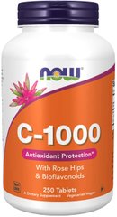Фотография - Витамин С Vitamin C-1000 with Rose Hips and Bioflavonoids Now Foods 250 таблеток