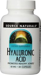 Фотография - Гіалуронова кислота Hyaluoronic Acid Source Naturals 50 мг 60 таблеток