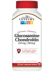 Фотография - Глюкозамин хондроитин Original Strength Glucosamine Chondroitin 21st Century 250/200 мг 120 капсул