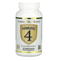 Фотография - Комплекс защиты иммунитета Immune4 California Gold Nutrition 180 капсул