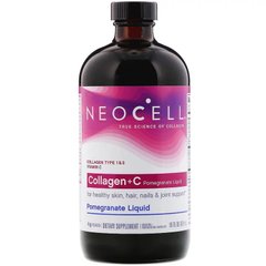 Колаген і гранат Collagen +C Pomegranate Neocell рідкий 473 мл