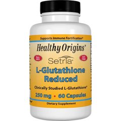 L-Глутатіон L-Glutathione Reduced Setria Healthy Origins 250 мг 60 капсул