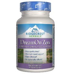 Фотография - Природний комплекс для здорового сну DreamOn Zen RidgeCrest Herbals 60 капсул