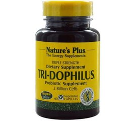 Пробиотики Tri-Dophilus Probiotic Nature's Plus 60 капсул