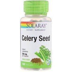Фотография - Сельдерей Celery Seed Solaray 505 мг 100 капсул