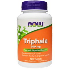 Фотография - Трифала Triphala Now Foods 500 мг 120 таблеток