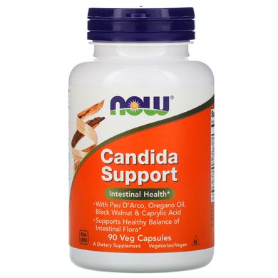 Фотография - Противокандидное средство Candida Support Now Foods 90 капсул