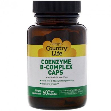 Коензим B-комплекс Coenzyme B-Complex Country Life 60 капсул