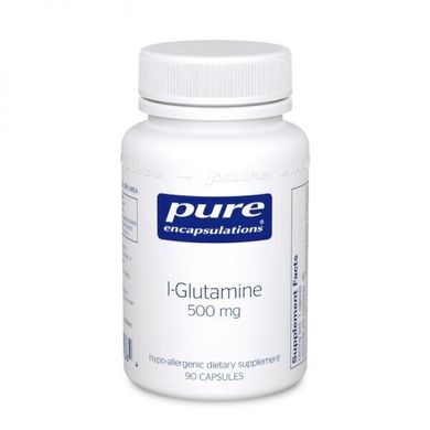 L-глютамін l-Glutamine Pure Encapsulations 500 мг 90 капсул