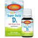 Фотография - Витамин D3 для детей Kid's Super Daily D3 Carlson Labs 400 МЕ 10.3 мл