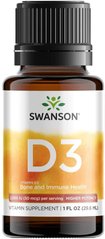 Фотография - Витамин D3 Vitamin D3 Swanson 400 МЕ 50 мкг 29.6 мл