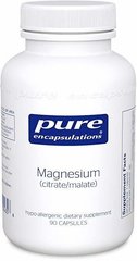 Магній цитрат/малат Magnesium citrate/malate Pure Encapsulations 90 капсул