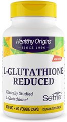 L-Глутатіон L-Glutathione Reduced Setria Healthy Origins 500 мг 60 капсул