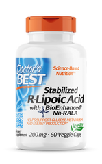 R ліпоєва кислота R-Lipoic Acid Doctor's Best 200 мг 60 капсул