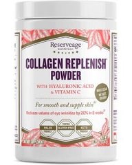 Колаген з гіалуроновою кислотою та вітаміном C Collagen Replenish Powder ReserveAge Nutrition 230 г