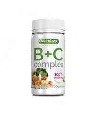 Комплекс витаминов B+C Complex Quamtrax 60 капсул