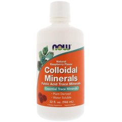 Фотография - Колоїдні мінерали з малиною Colloidal Minerals Now Foods 946 мл
