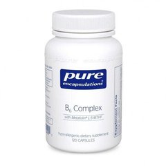 Вітамін B6 B6 Complex Pure Encapsulations 120 капсул