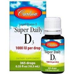 Фотография - Витамин D3 Super Daily D3 Carlson Labs 1000 МЕ 10.3 мл