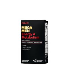 Вітаміни і мінерали для чоловіків Mega Men Energy & Metabolisim GNC 90 капсул