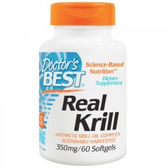 Фотография - Жир криля Real Krill Doctor's Best 350 мг 60 капсул
