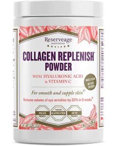 Колаген з гіалуроновою кислотою та вітаміном C Collagen Replenish Powder ReserveAge Nutrition 230 г