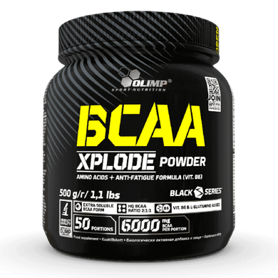 Аминокислота BCAA XPLODE Powder Olimp Nutition фруктовый пунш 500 г
