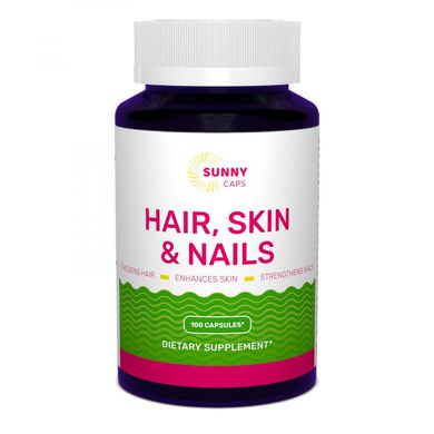 Фотография - Комплекс для кожи, волос и ногтей Hair, Skin & Nails Complex Sunny Caps 100 капсул