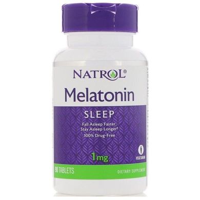 Фотография - Мелатонин Melatonin Natrol 1 мг 90 таблеток