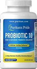 Пробіотик-10 суміш Probiotic-10 Puritan's Pride 120 капсул