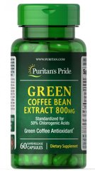 Фотография - Зеленый кофе Green Coffee Bean Puritan's Pride 800 мг 60 капсул