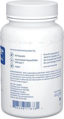 Фотография - Аденозилметионин SAMe S-Adenosylmethionine Pure Encapsulations 60 капсул