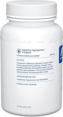 Фотография - Аденозилметионин SAMe S-Adenosylmethionine Pure Encapsulations 60 капсул