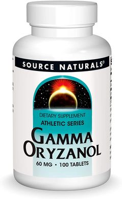 Фотография - Гамма оризанол Gamma Oryzanol Source Naturals 60 мг 100 таблеток