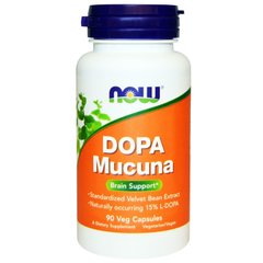 Мукуна пекуча Капикачху Dopa Mucuna Now Foods 90 капсул
