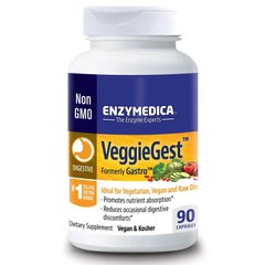 Фотография - Травні ферменти VeggieGest Enzymedica 90 капсул