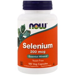 Селен Selenium Now Foods 200 мкг 180 капсул