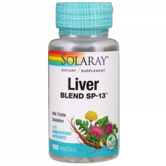 Фотография - Захист печінки Liver Blend SP-13 Solaray 100 капсул