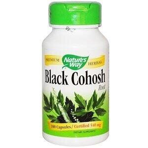 Клопогон Black Cohosh Nature's Way корень 540 мг 100 капсул