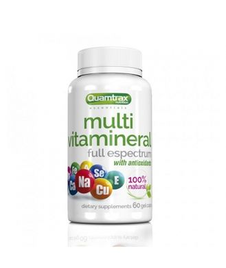 Фотография - Комплекс витаминов Multi Vitamineral Quamtrax 60 капсул