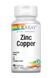 Цинк и медь Zinc Copper Solaray 100 капсул