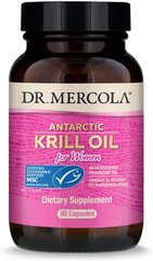 Фотография - Масло кріля арктичного для жінок Antarctic Krill Oil for Women Dr. Mercola 90 капсул