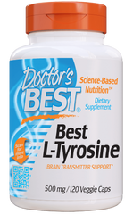 Фотография - L- тирозин Best L-Tyrosine Doctor's Best 500 мг 120 капсул