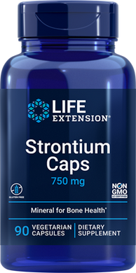 Фотография - Стронций для здоровья костей Strontium Caps Life Extension 750 мг 90 капсул