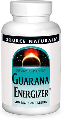 Фотография - Гуарана Guarana Energizer Source Naturals 900 мг 60 таблеток